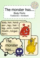 Vorschau - Präsentationen/Tafelbilder - Body parts monsters - Deckblatt