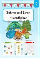 Vorschau - Arbeitsblätter - Stellenwertsystem und Hundertertafel (Klasse 2) - Deckblatt