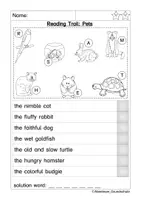 Aperçu - Feuilles d'exercices - Reading Trail: Pets (Anglais) - Page 2