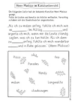 Vorschau - Arbeitsblätter - Matisse im Kunstunterricht, Henri Matisse mal anders, Fantasiewesen - Seite 2