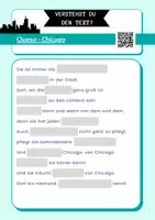 Vista previa - Otros - Hörverstehen Songtexte: Clueso - Chicago (alemán) - Portada