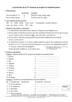 Aperçu - Feuilles d'exercices - Conjugaison : 2ème pers. sing. impératif présent - Page de couverture
