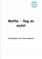 Vorschau - Spiele - Mathe - Sag es nicht! - Geometrie - Deckblatt