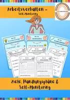 Vorschau - Fördermaterial/Inklusion - Arbeitsverhalten: Ziele, Handlungspläne und Self-Monitoring - Deckblatt