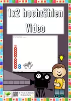 Vorschau - Fördermaterial/Inklusion - Video: 1x2 mit der Klasse gemeinsam hochzählen - Deckblatt