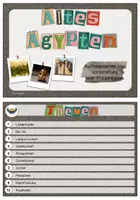 Vorschau - Präsentationen/Tafelbilder - Auftragskarten: "Das Alte Ägypten" - Seite 1