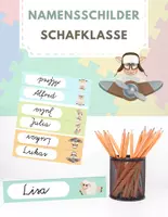 Vorschau - Anderer Materialtyp - Namensschilder für die Schafklasse - Deckblatt