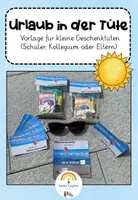 Vorschau - Mal- und Bastelvorlagen - Urlaub in der Tüte Vorlagen für Schüler, Eltern und das Kollegium - Deckblatt
