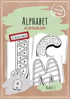 Vorschau - Arbeitsblätter - Das Alphabet - Ausmalbuchstaben - #Freebie - Deckblatt