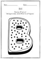 Vorschau - Arbeitsblätter - Das Alphabet - Ausmalbuchstaben - #Freebie - Seite 3