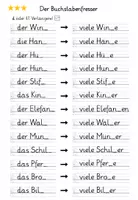 Vorschau - Arbeitsblätter - Arbeitsblätter zum Buch "Der Buchstabenfresser" von Paul Maar - Seite 3
