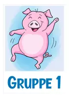 Vorschau - Bildkarten - Gruppenschilder Schweinchenklasse - Seite 1