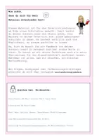 Vorschau - Arbeitsblätter - Reflexion des Unterrichts:Schüler-innenfeedback - Seite 1