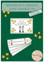 Vorschau - Präsentationen/Tafelbilder - Moderationsfächer Sachunterricht / HSU - Sachunterrichtsstar - Deckblatt
