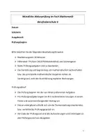 Vorschau - Stundenentwürfe - Mündliche Prüfung Abitur - Analytische Geometrie - Stochastik - Deckblatt