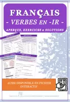 Aperçu - Affichage - Französisch: Verben auf -ir - interaktiv - Page de couverture