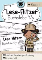Vorschau - Arbeitsblätter - SPARPAKET | Lese-Flitzer von A - Z | Lesetempo-Training | Druckschrift - Seite 1