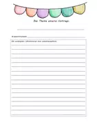 Vorschau - Merkblätter - Eine Vorlage für ein strukturiertes Handout - Deckblatt
