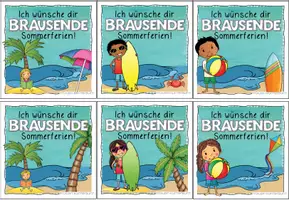 Vorschau - Anderer Materialtyp - Feriengruß - Ich wünsche dir brausende Sommerferien - Seite 3