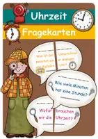 Vorschau - Spiele - Uhrzeit & Zeitspanne - Fragekarten (Erzählkarten) - Deckblatt