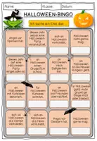 Vorschau - Stundenentwürfe - Halloween - Bingo Spiel zum Erzählen - Seite 2