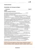 Vorschau - Arbeitsblätter - Grundrechte - Arbeitsblätter mit Lösungen - Deckblatt