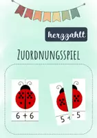 Vorschau - Fördermaterial/Inklusion - Verdoppeln mit Marienkäfern - Deckblatt