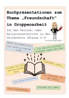 Vorschau - Arbeitsblätter - Buchpräsentation zum Thema Freundschaft - Deckblatt