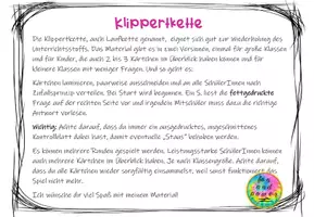 Vorschau - Spiele - Wiederholung - Jahresstoff - Deutsch 8. Klasse - Seite 1