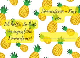 Vorschau - Arbeitsblätter - Sommerferienpass! Ein Goodie für deine Schüler/innen für die Ferien! - Seite 1