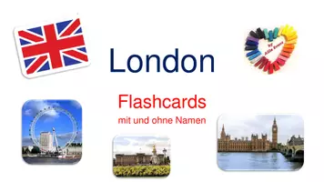 Vorschau - Poster - London Picture-Wordcards + without names - Seite 3