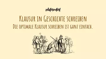 Vorschau - Stundenentwürfe - Unterrichtsreihe: Klausur in Geschichte - Stationenlernen, Arbeitsblätter & Stundenentwürfe - Seite 1