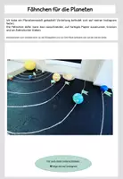 Vorschau - Anderer Materialtyp - Fähnchen Planeten - Deckblatt