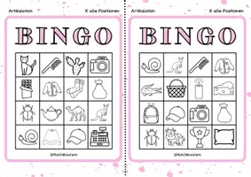Vorschau - Spiele - Artikulation K-Bingo Spiel - Seite 3