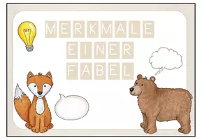 Vorschau - Poster - Fabeln Tafelmaterial Materialpaket - Seite 1