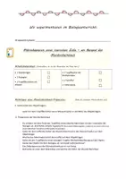 Vorschau - Arbeitsblätter - Präparation von Mundschleimhautzellen - Deckblatt