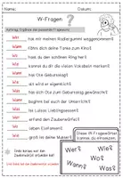Vorschau - Merkblätter - Freebie Fragewörter AB - Seite 2