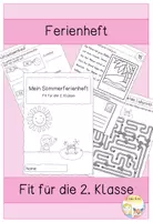 Vorschau - Arbeitsblätter - Fit für die 2. Klasse - Sommerferienheft - Deckblatt