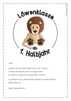 Vorschau - Anderer Materialtyp - Löwenklasse - 1. Halbjahreszeugnis in der 1. Klasse - Seite 2