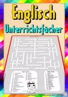 Vorschau - Arbeitsblätter - Materialpaket Englisch Kreuzworträtsel - Seite 1