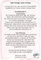Vorschau - Arbeitsblätter - Schleichdiktat/ Laufdiktat Sommer Kl. 1/2 - Seite 1
