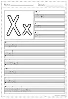 Vorschau - Arbeitsblätter - Buchstabeneinführung: X - Seite 3