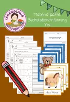 Vorschau - Arbeitsblätter - Buchstabeneinführung: Y - Deckblatt