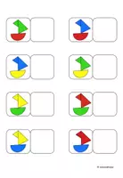 Vorschau - Fördermaterial/Inklusion - Materialpaket, Klettmappen, optische Differenzierung, Pränumerik, Schiff - Seite 3