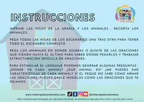 Vista previa - Manualidades / Dibujos para colorear - ARMEMOS LA GRANJA - página 2