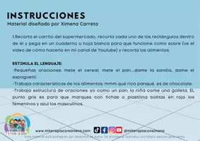 Vista previa - Manualidades / Dibujos para colorear - ¡Juguemos al super! - página 1