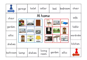 Vorschau - Spiele - Bingospiel zum Thema "At home" für zwei Spieler - Seite 3