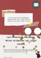 Vorschau - Arbeitsblätter - kurze und lange Vokale mit Harry - Deckblatt