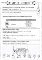 Vista previa - Hojas de trabajo - Übungsheft Verben (Arbeitsblätter) - página 2
