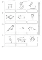 Vorschau - Arbeitsblätter - Deutsch/ DaZ - Haustiere - Miniwörterbuch (Leporello), Sprachförderung - Seite 3
